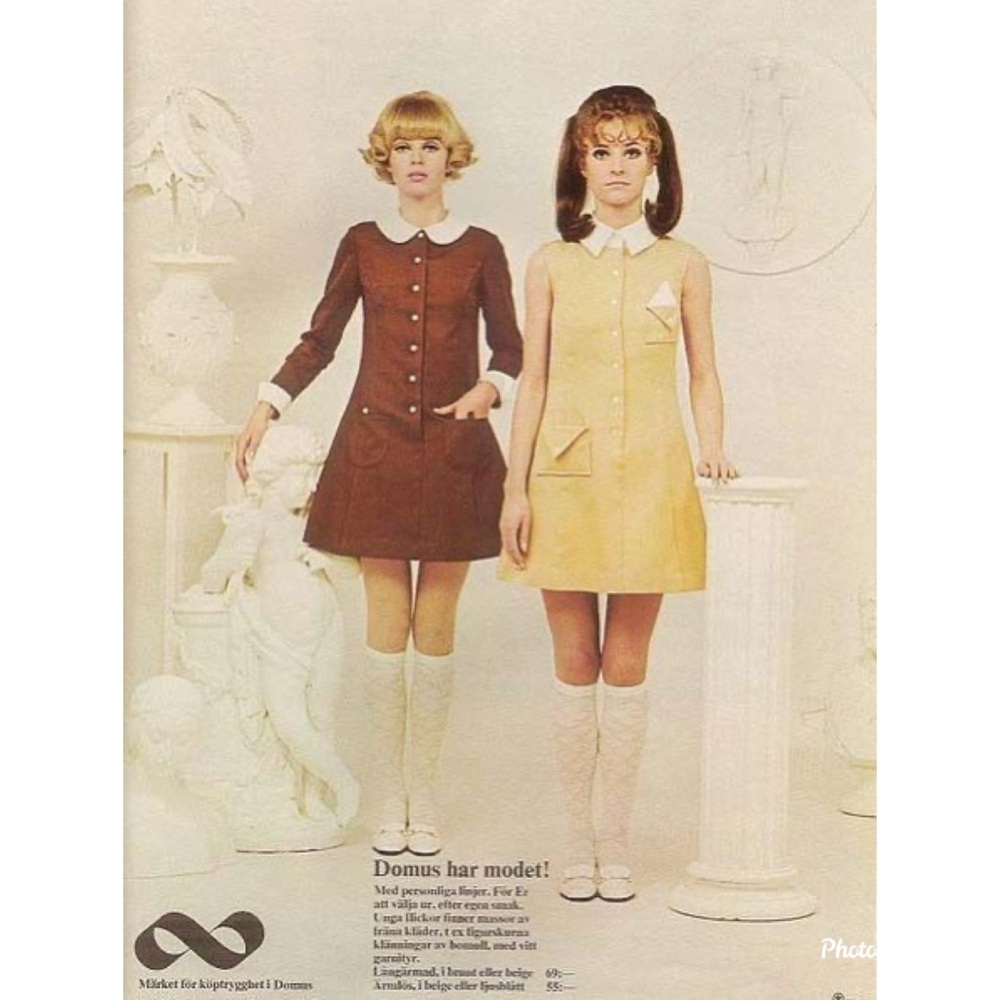 SOLD 💯 Vintage 60s Mini Dress - Picture 6 of 6